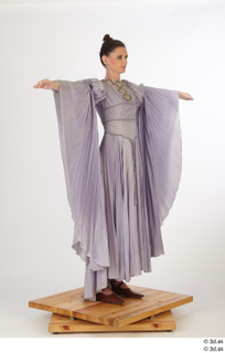Photos Woman in Historical Dress 24 16th century Grey dress…